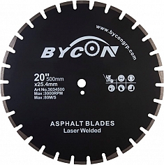 Алмазный сегментный диск Bycon Laser Asphalt 500 мм