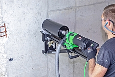 Эксплуатация дрелей для сухого алмазного бурения с микроударом Eibenstock ESD 162