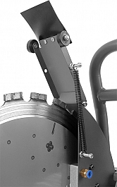 Подвижный защитный элемент кожуха бесщеточного электрического кольцереза Messer BL-400