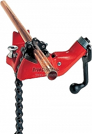 Применение цепных трубных тисков Ridgid BC-610A